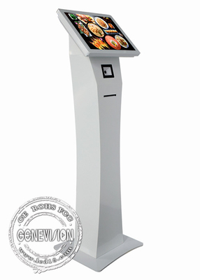 15,6 kiosque d'écran tactile de pouce AIO avec le scanner de Code QR et l'imprimante thermique